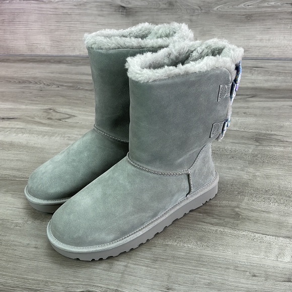 🍁 UGG 🍁 BAILEY BOW ABSTRACT SPLATTER BOOTS - Picture 6 of 14